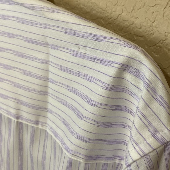 Men’s Alfani Slim Fit AlfaTech Stain Resistant Button Down Shirt Size M - Picture 9 of 9